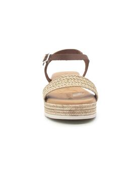 Sandalia Oh My Sandals 5691 de color robre combinado mujer
