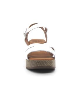 Sandalia Oh My Sandals 5625 de color blanco con tacón mujer