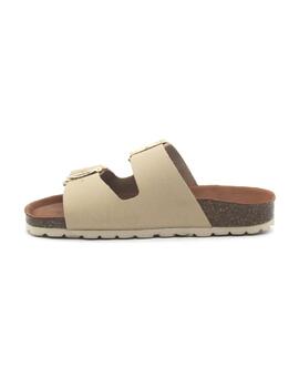 Sandalia Bio Autenti 0747 color topo para mujer