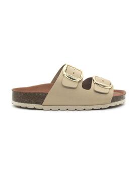 Sandalia Bio Autenti 0747 color topo para mujer