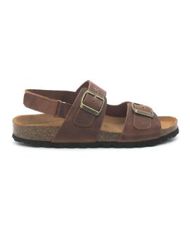Sandalia Bio Autenti 10888 de color marrón para mujer