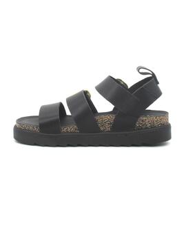 Sandlia Yokono TUNEZ-127 de color negro plataforma para muje