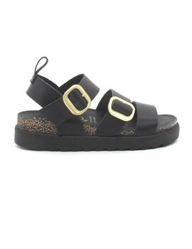 Sandlia Yokono TUNEZ-127 de color negro plataforma para muje