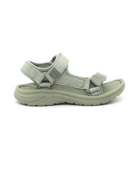 Sandalia Mustang 60804 de color kaki para mujer