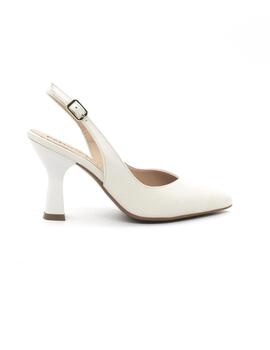 Zapato destalonado Patricia Miller 5529 crema
