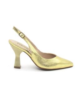 Zapato Destalonado Patricia Miller 5529 de color oro mujer