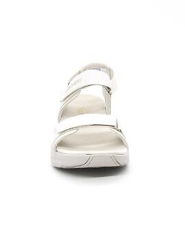 Sandalia Skercher 119465/OFWT de color blanco cuña