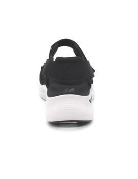Sandalia Skechers 119465/BLK de color negro cuña para mujer