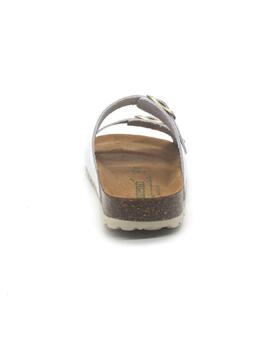 Sandalia Bio Autenti 11096 de color blanco para mujer