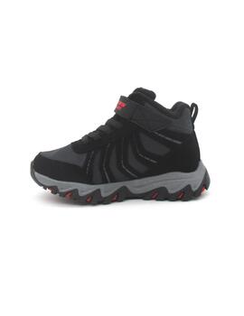 Botin Skechers 406412L/BKRD negro/rojo para niño