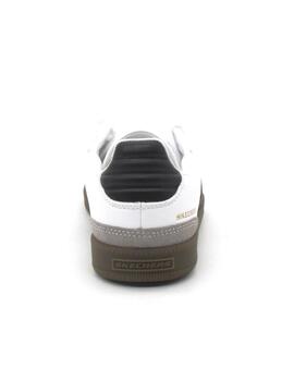 Zapatilla Skechers  418005L/WBK de color blanco