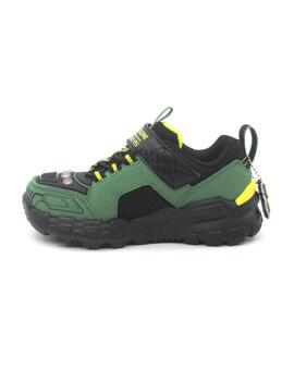 Zapatilla Skechers 407061L verde/negro para niño