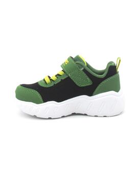 Zapatilla Skechers 407065N/GNBK verde/negro para niño