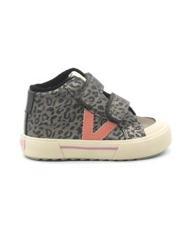 Zapatilla Victoria 1065197 color antracita alta