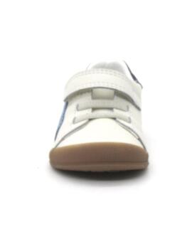Zapatilla Pablosky 060330 blanco/azul/rojo para niño