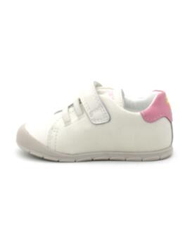 Zapatilla Pablosky 060337  blanco/rosa para niña