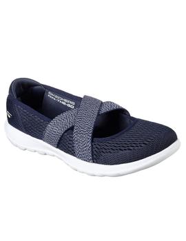 Deportiva Skechers Mujer 15407 Bailarina Marino