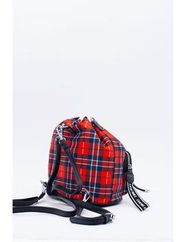 JOELY COOLWAY BOLSO ROJO CUADROS