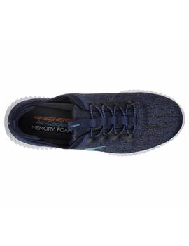 skechers espadrilles hombre azul