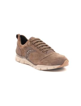 Deportivo GEOX Mujer Serraje Marrón Cordón D84F2A 