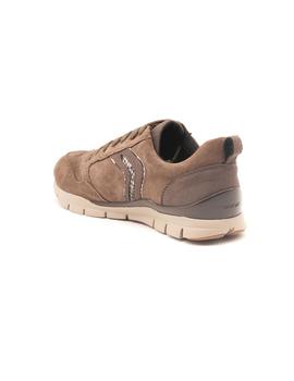 Deportivo GEOX Mujer Serraje Marrón Cordón D84F2A 