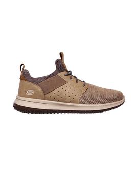 Deportivo SKECHERS Hombre Textil Taupe 65474 