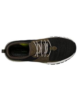 Deportivo SKECHERS Hombre Textil Verde 65865