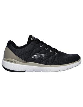 Deportivo SKECHERS Hombre Textil Negro 52957