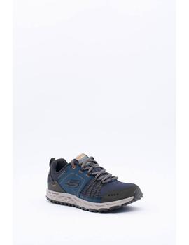 51591/NVOR  SKECHERS DEP MARINO/NARANJA