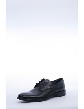 Zapato Vestir T2IN Hombre Negro Cordón R-283