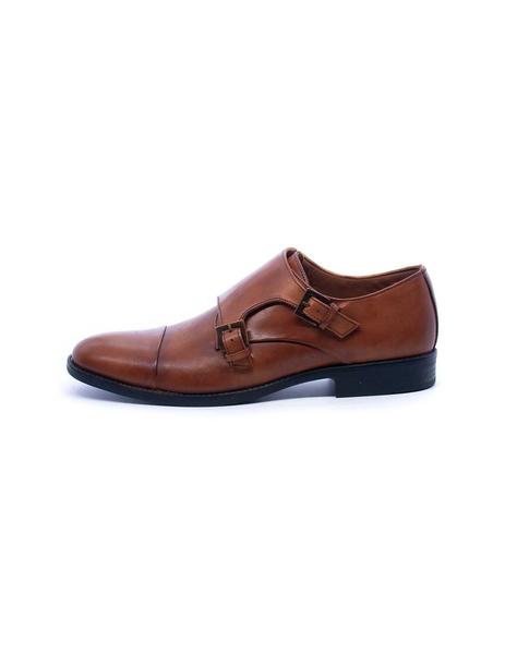 Zapato Vestir T2IN Hombre Cuero Hebillas