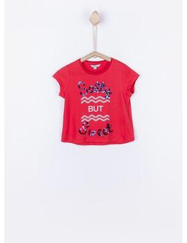 Camiseta Tiffosi Niña Paige Roja