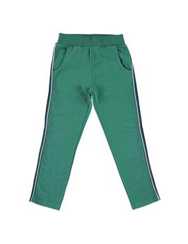Pantalon IDO Niña Verde Con Banda Lateral 4V946