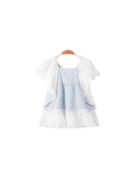 Vestido Dadati Niña DJGV18089 Celeste