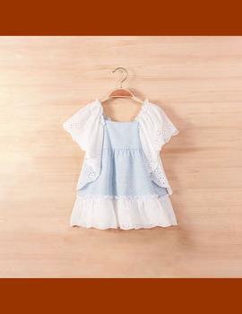 Vestido Dadati Niña DJGV18089 Celeste