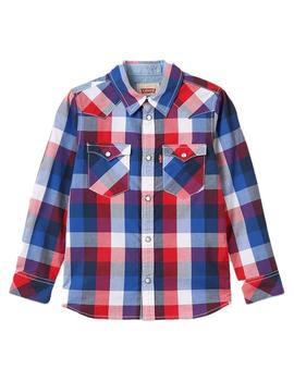 Camisa LEVIS Niño Rojo Cuadros NN12057