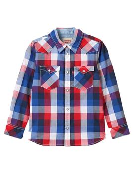 Camisa LEVIS Niño Rojo Cuadros NN12057