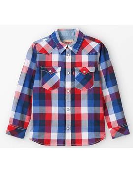 Camisa LEVIS Niño Rojo Cuadros NN12057