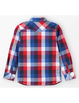 Camisa LEVIS Niño Rojo Cuadros NN12057