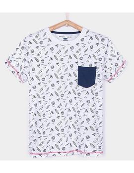 Camiseta TIFFOSI Niño Blanco Con Bolsillo BOARDS