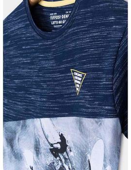 Camiseta TIFFOSI Niño Marino SURFISTAS TITAN 