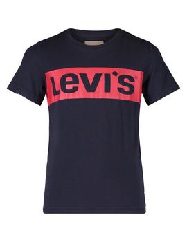Camiseta LEVIS Niño Marino NM10337