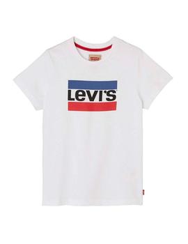 Camiseta LEVIS Niño Blanco TEE HERO NN10047