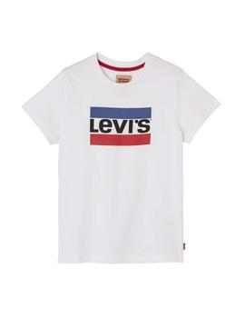 Camiseta LEVIS Niño Blanco TEE HERO NN10047