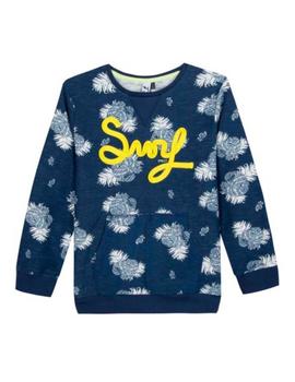 Sudadera 3POMMES Niño Marino SURF 3N15015