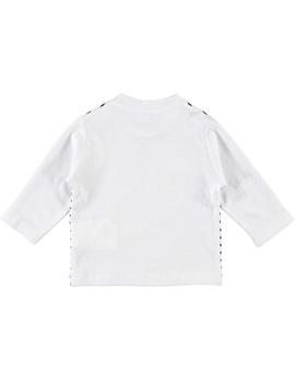 Camiseta IDO Niño Blanco Rayas 4W064