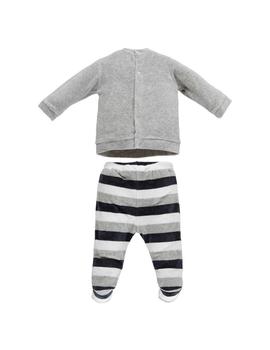 Pijama 2PCS IDO Niño Gris Estrella 4V231