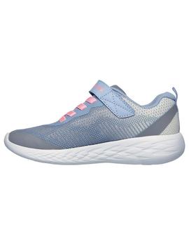 Deportivo SKECHERS Niña Textil Gris/Azul 82050 