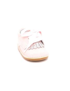 Zapato PANYNO Niña Serraje Rosa  Fleco AB2301