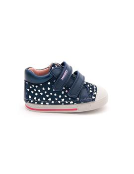 Botin PABLOSKY Niña Marino Velcro Corazones 036023